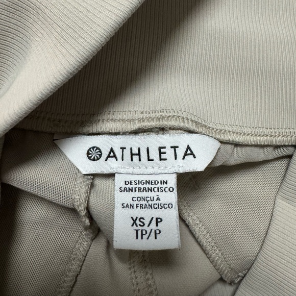 Athleta Venice HR Wide Leg Slit Pant XS Cream - Picture 8 of 11